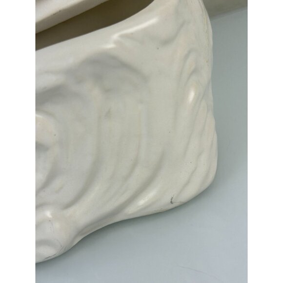 Vintage Hull White Swan Planter Ceramic Sculpture Pottery Smooth Home Decor - Picture 8 of 16